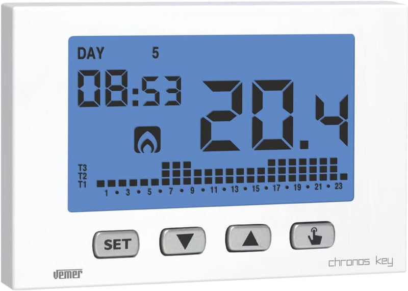 Vemer Spa ve727400 Thermostat, Weiss Bianco, Bianco