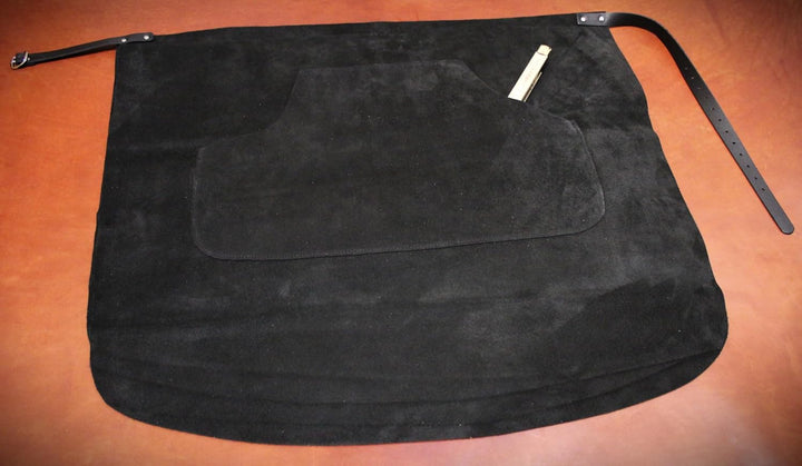Extra starke Lederschürze | Bundschürze, Hüftschürze, Lederschurz | Kräftiges Velour Leder als Schwe
