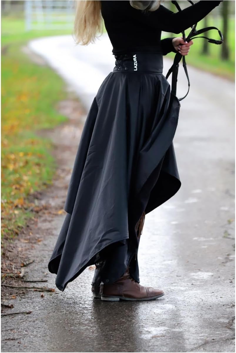 Lazura - Winter Reitrock für Damen Riga | Winterrock Winddicht & atmungsaktiv | Thermorock mit Fleec