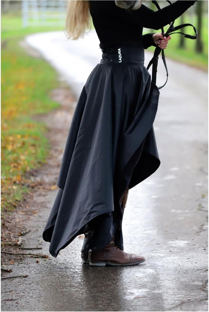 Lazura - Winter Reitrock für Damen Riga | Winterrock Winddicht & atmungsaktiv | Thermorock mit Fleec