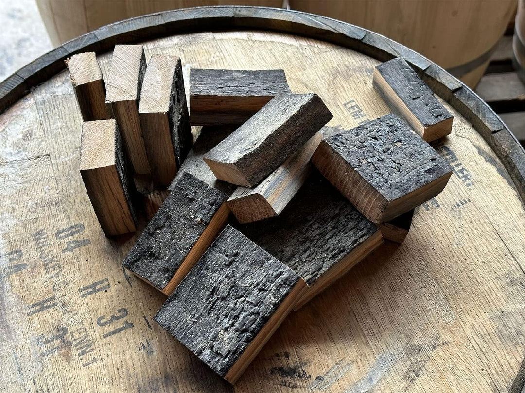 Temesso Wood Chunks, Räucherklötze, Räucherchips XXL 7,5kg - Original Daubenstücke von gerade entlee