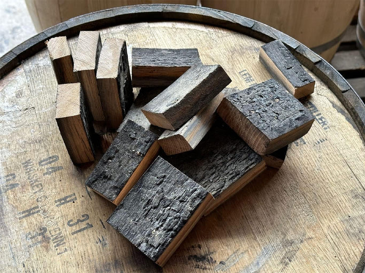 Temesso Wood Chunks, Räucherklötze, Räucherchips XXL 7,5kg - Original Daubenstücke von gerade entlee