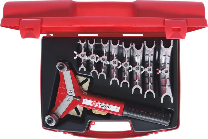KS Tools 203.1200 Ratschen-Einhand-Biege-Satz 10-22mm, 9-tlg.