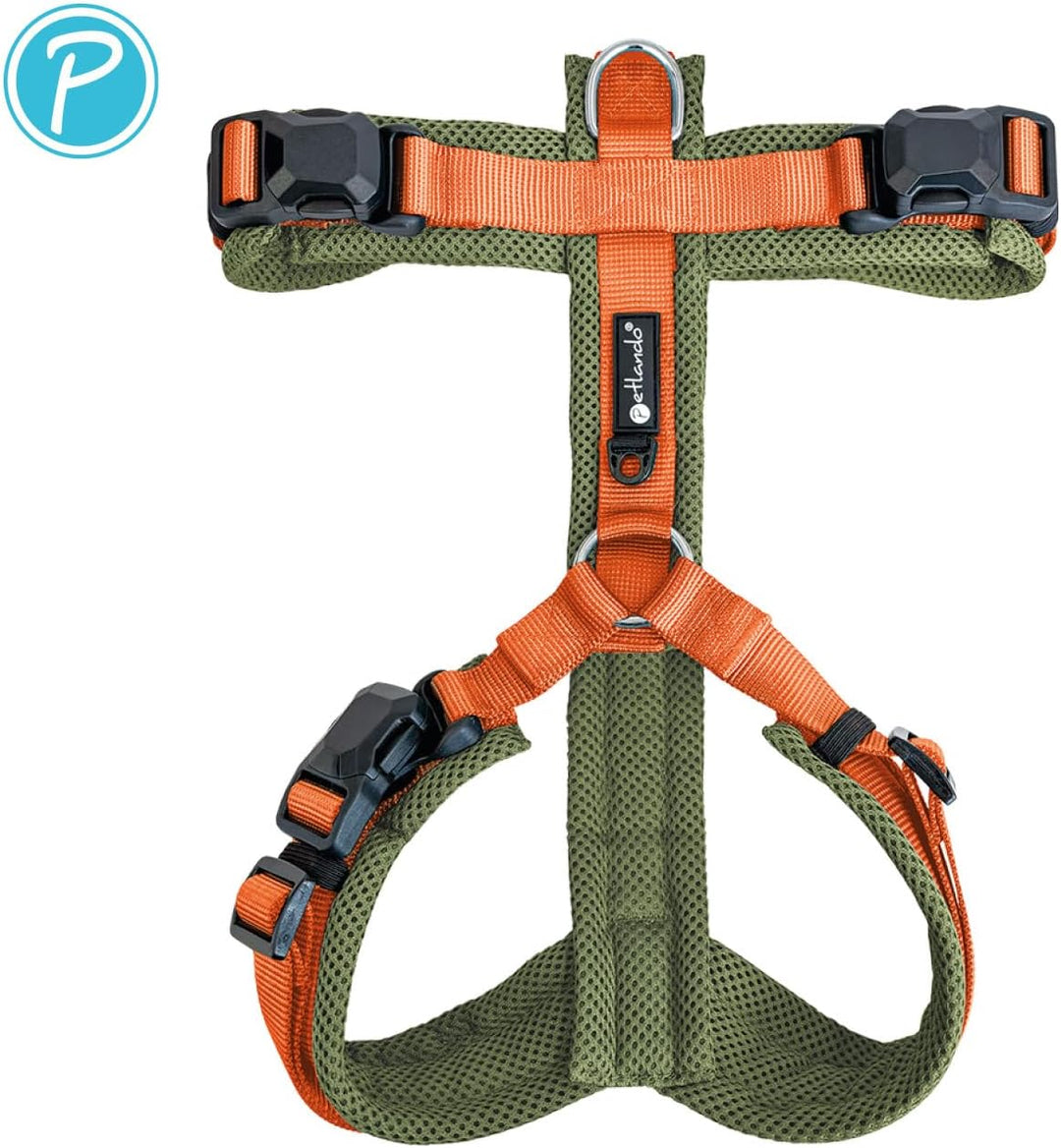 Petlando Hundegeschirr Magnetech Y-Comfort – Innovative Magnetschnalle, atmungsaktiv, mit Mesh gepol