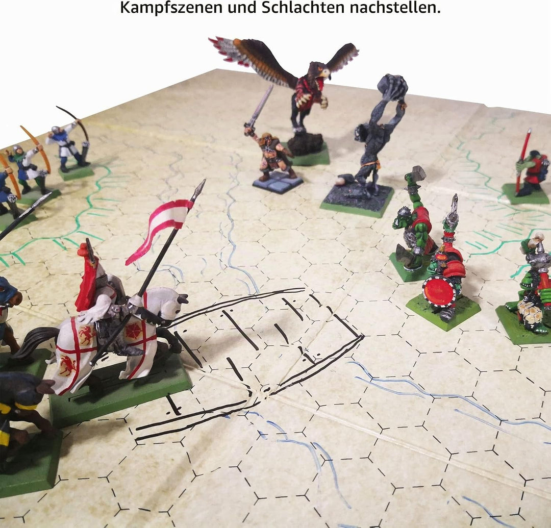 Summoning Dungeon Grid Board| UNENTBHRLICHES Rollenspiele – Kriegsspiele - Brettspiele Accesorie | K