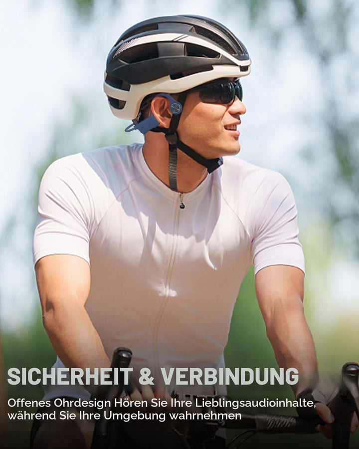 SANOTO Knochenschall Kopfhörer Bluetooth 5.3,Open Ear Kopfhörer Kabellos Bone Conduction Kopfhorer I