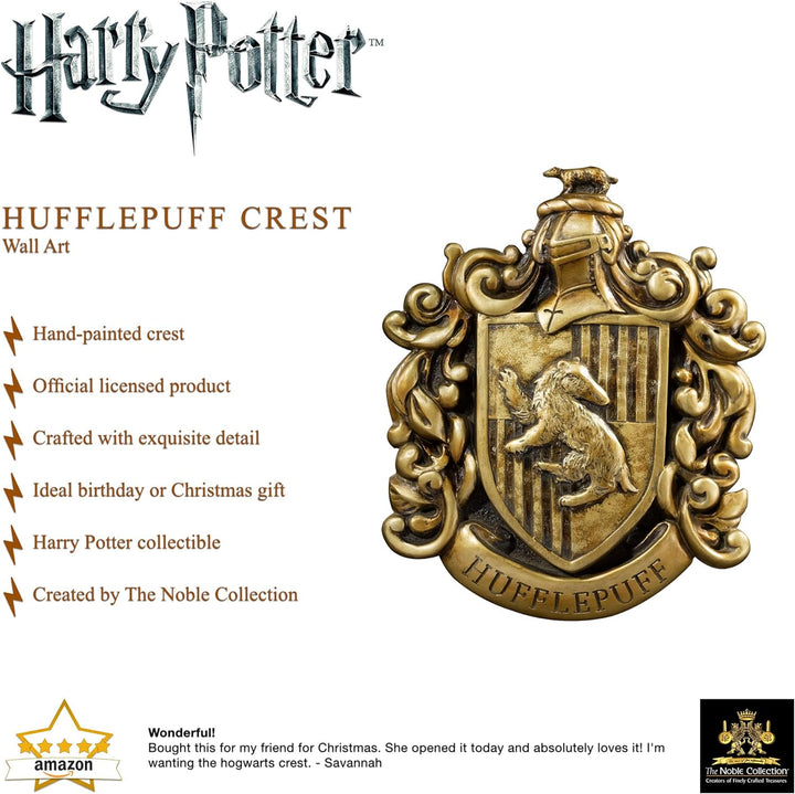 The Noble Collection Huffelpuff Crest Wandkunst