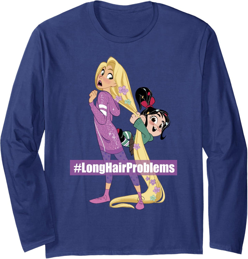 Disney Wreck-It Ralph 2 Rapunzel Long Hair Problems Langarmshirt