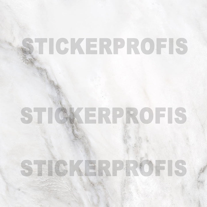StickerProfis Küchenrückwand selbstklebend Glasoptik - WEISSER MARMOR - 1.8mm, Versteift, alle Unter