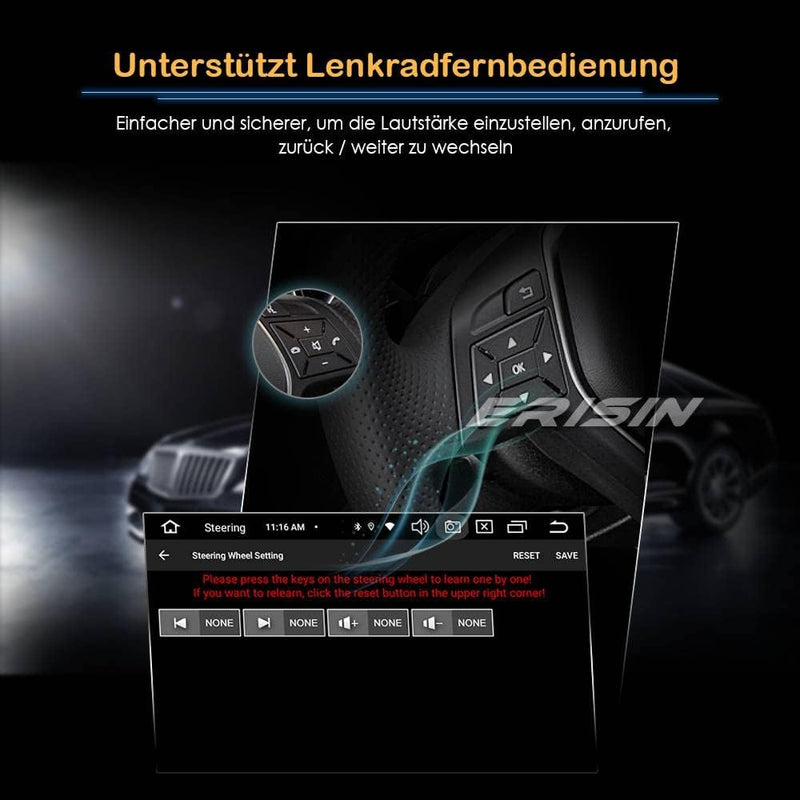 8 Kern 4GB RAM + 64GB ROM Android 12 Autoradio für Opel Vauxhall Astra H Corsa C/D Antara Zafira Mer