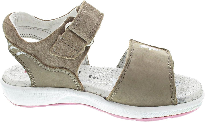 Superfit Mädchen Emily Sandale 25 EU Beige Rosa 4000, 25 EU Beige Rosa 4000