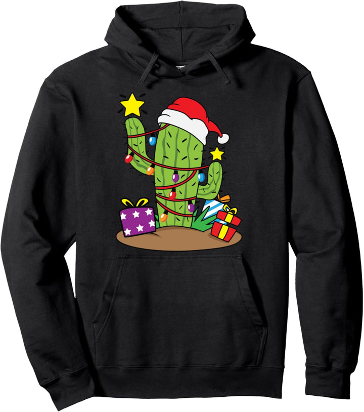 Kaktus Weihnachten Weihnachtsbaum Kakteen Geschenk Kaktus Pullover Hoodie