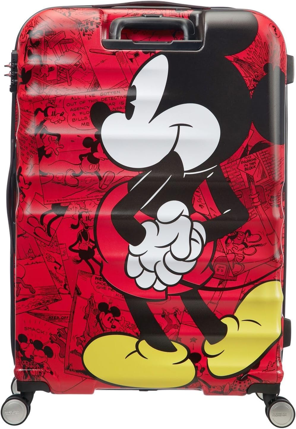 American Tourister Wavebreaker Disney Rot (Mickey Comics Red) L (77 cm - 96 L), Rot (Mickey Comics R