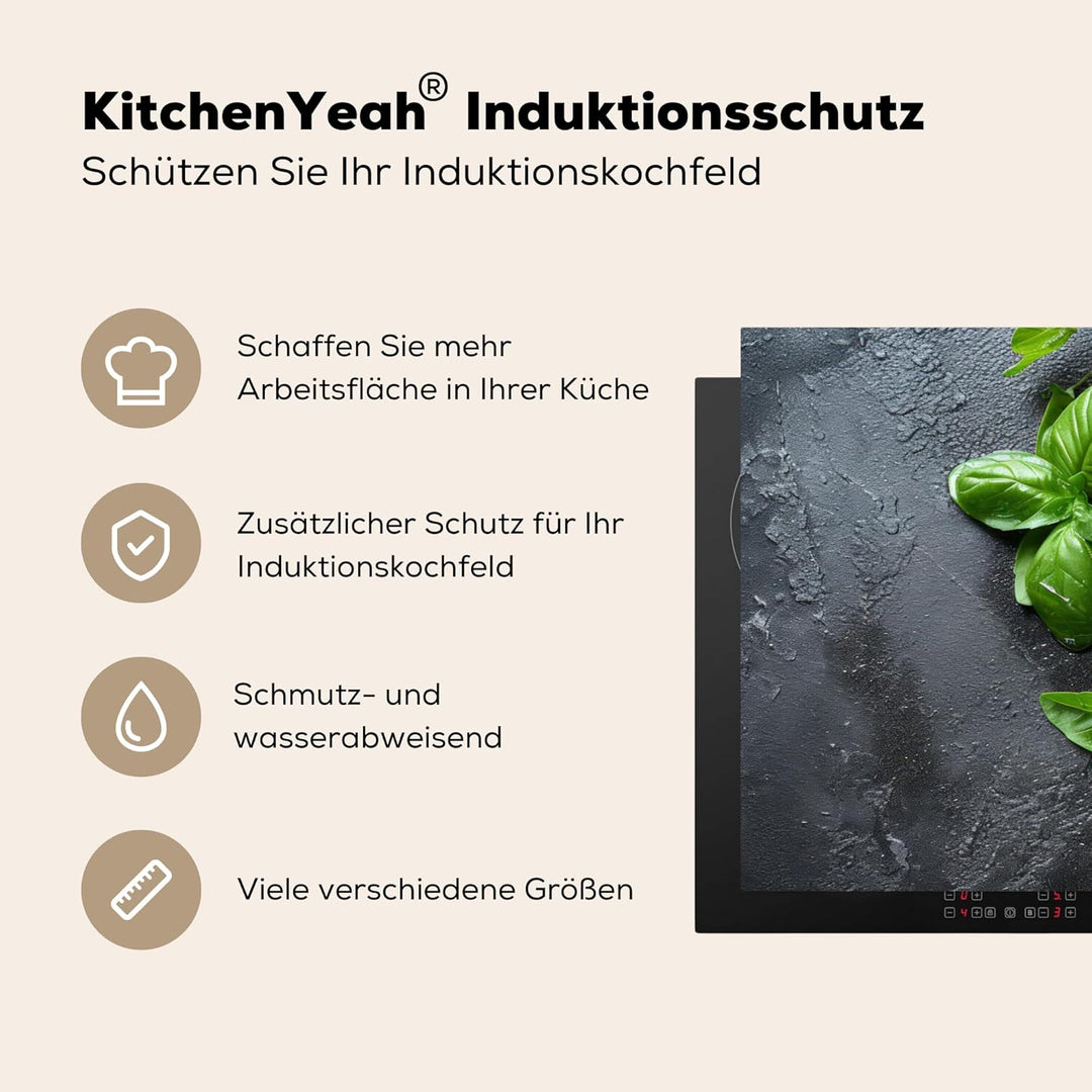 Herdabdeckplatte Einteilig Induktionsmatte Küche Abdeckung Ceranfeld Herd Abdeckplatte Deko Vinyl Ma
