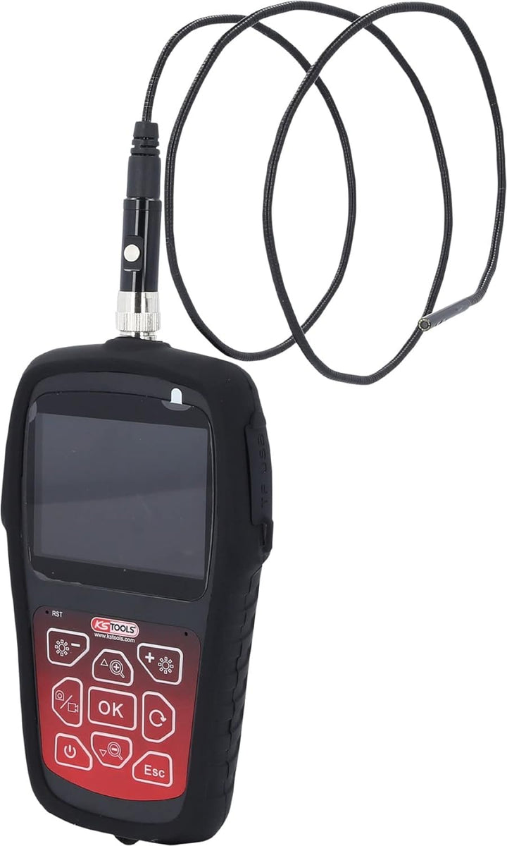 KS Tools 550.7530 HD-Videoskop-Satz mit Ø 4,5 mm 0° und 90° HD Frontkamera-Sonde, umschaltbar, 7-tlg