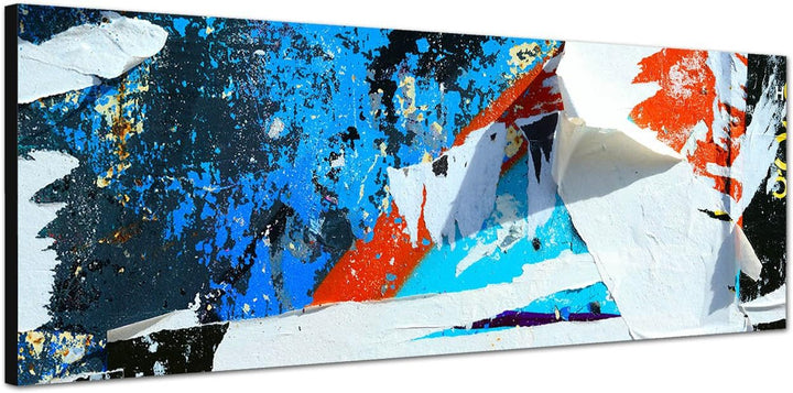 Paul Sinus Art Panoramabild auf Leinwand und Keilrahmen 150x50cm Wald Baum Dschungel AFFE