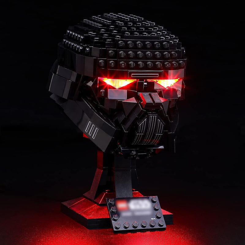 LIGHTAILING Licht-Set Für Lego 75343 Star Wars Dark Trooper Helm Bausteinen Modell - Modell Set Nich