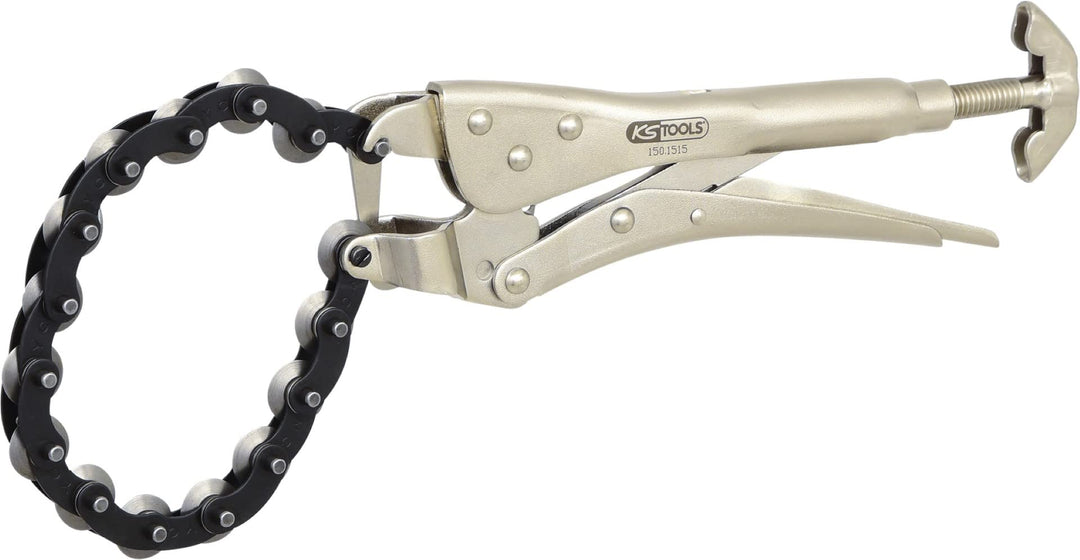 KS Tools 150.1515 Grip-Auspuff-Kettenrohrabschneider für Edelstahlrohre, Ø 19-83 mm