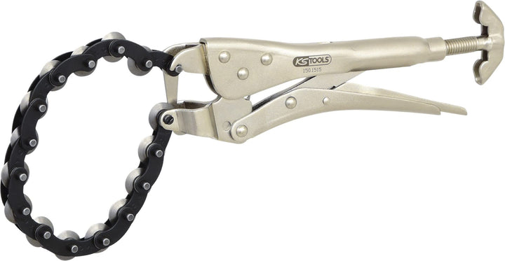 KS Tools 150.1515 Grip-Auspuff-Kettenrohrabschneider für Edelstahlrohre, Ø 19-83 mm