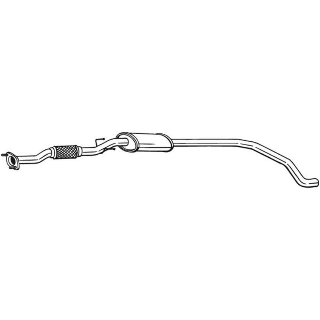 Bosal 289-037 Mittelschalldämpfer