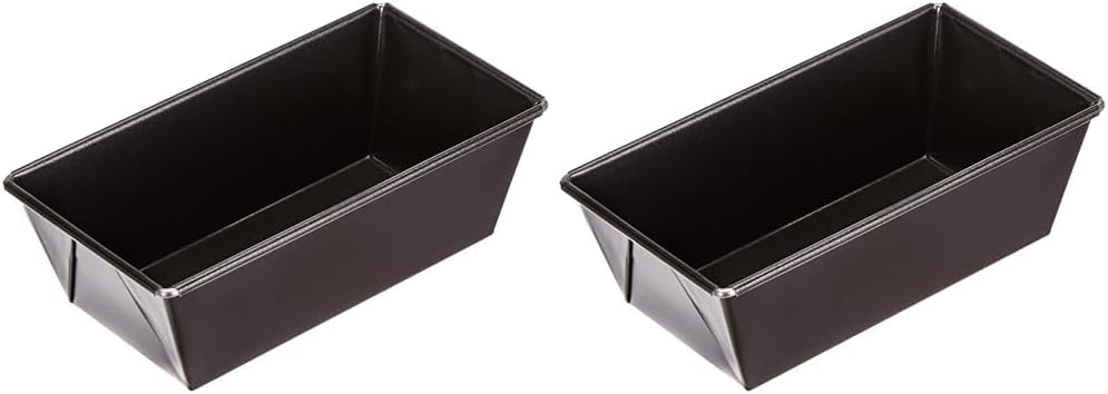 Dr. 2587 Oetker Kastenform, kleine Kuchenform, Backform aus Stahl mit Antihaftbeschichtung, schwarz,