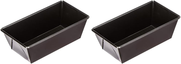 Dr. 2587 Oetker Kastenform, kleine Kuchenform, Backform aus Stahl mit Antihaftbeschichtung, schwarz,