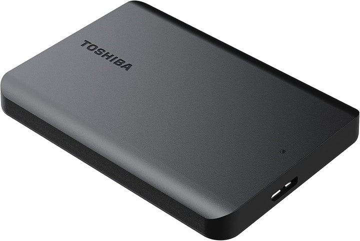 Toshiba Canvio Basics HDTB510XK3AA tragbare externe Festplatte, USB 3.0, Schwarz Modern Schwarz 1 TB