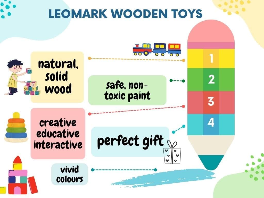 Leomark Puppen Wiege AUS Holz Puppenwiege mit Bettwäsche