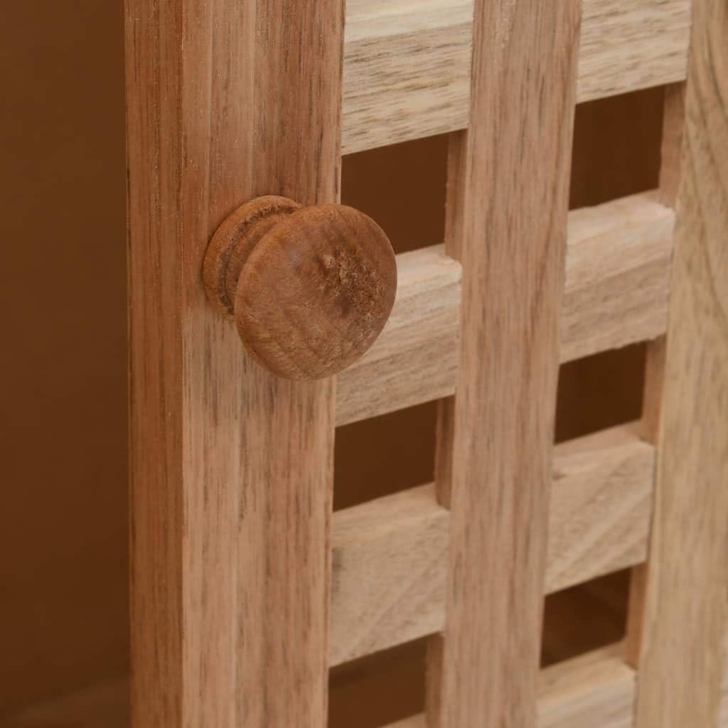 yorten Waschbeckenunterschrank Badezimmer Unterschrank Holz verfügt über Zwei Türen Walnuss Massivho