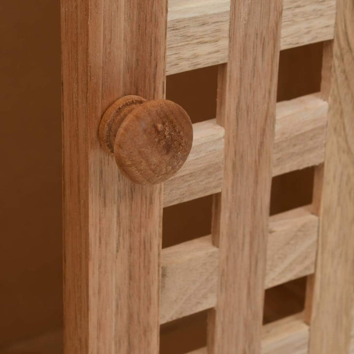 yorten Waschbeckenunterschrank Badezimmer Unterschrank Holz verfügt über Zwei Türen Walnuss Massivho