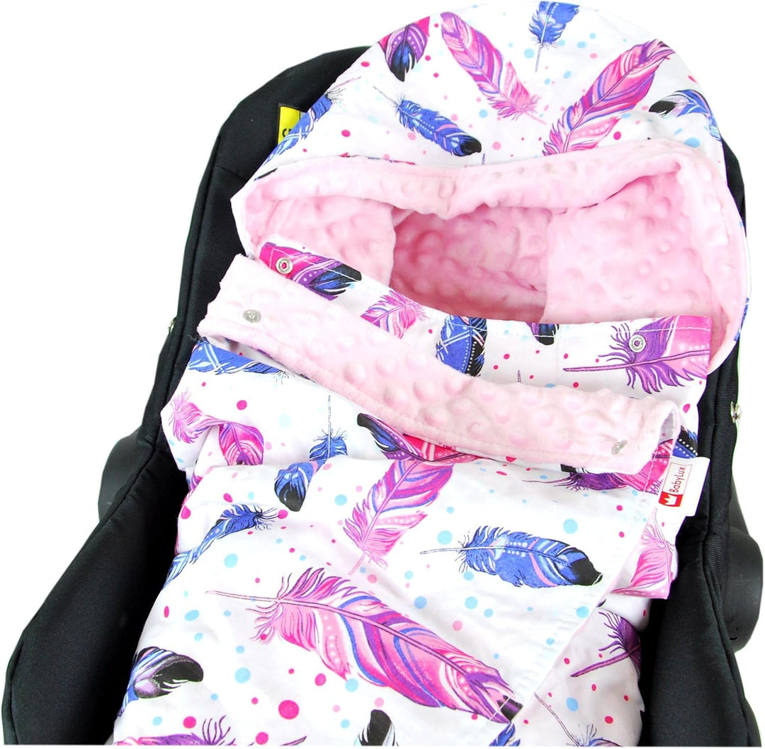Babylux Baby EINSCHLAGDECKE 90 x 90 cm Einlage Babyschale Kinderwagen Buggy Decke Autoschale Autosit