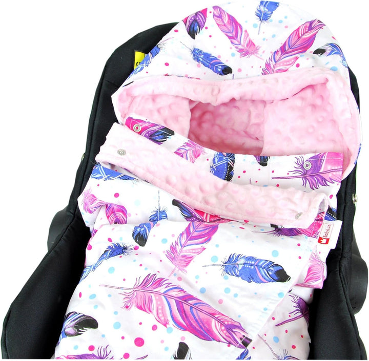 Babylux Baby EINSCHLAGDECKE 90 x 90 cm Einlage Babyschale Kinderwagen Buggy Decke Autoschale Autosit