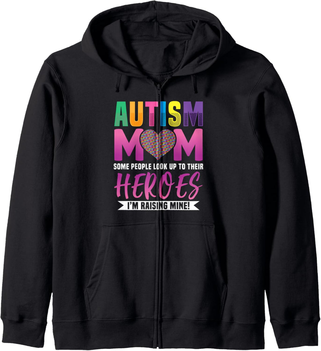 Autism Mom Autismus Autistisch Asperger ADHS Mutter Mama Kapuzenjacke