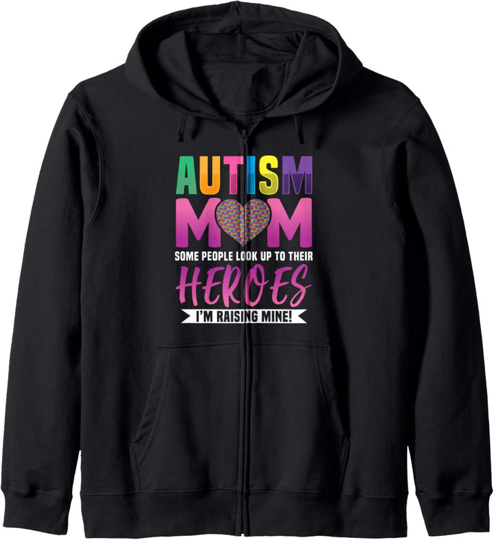 Autism Mom Autismus Autistisch Asperger ADHS Mutter Mama Kapuzenjacke