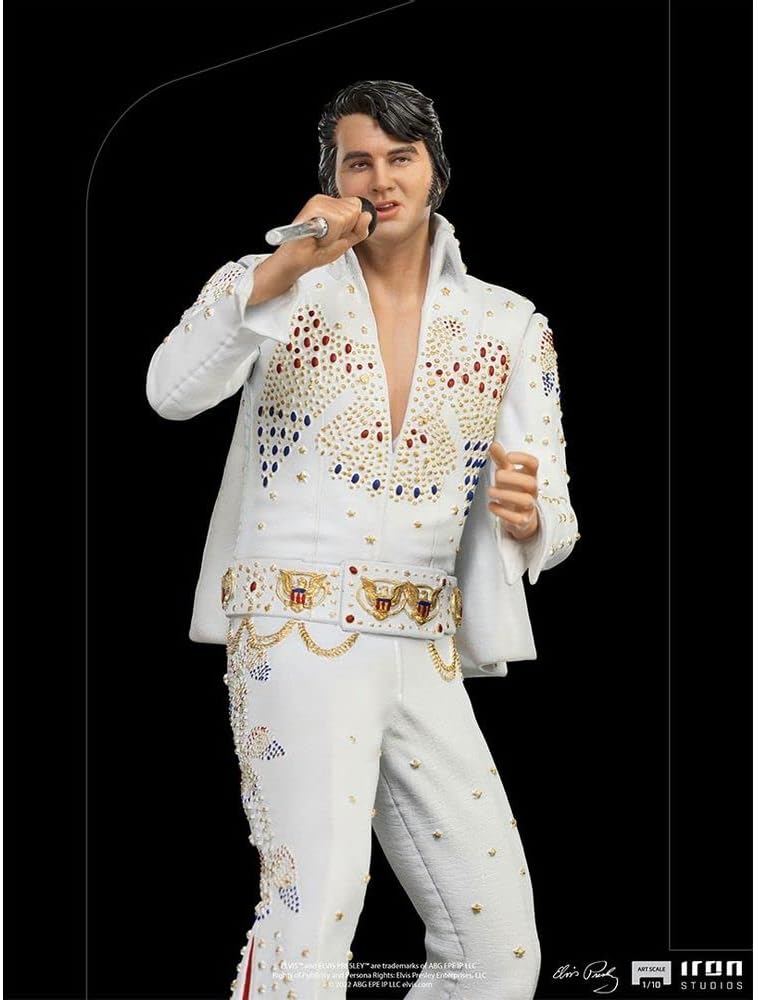 Iron Studios ELVIS53221-10 Elvis Presley Statuette 1/10 Figur Art Scale, Mehrfarbig