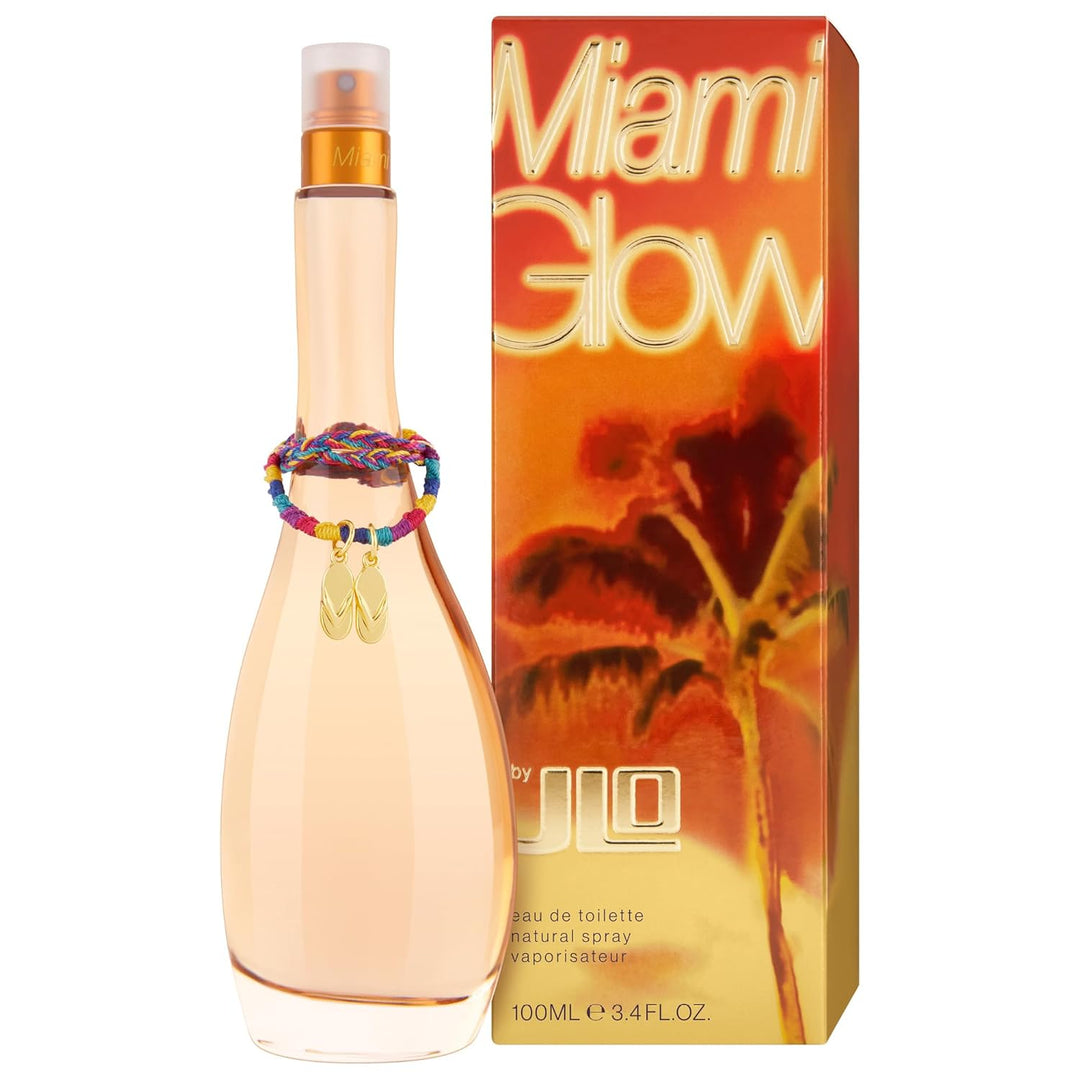 Jennifer Lopez Miami Glow Eau de Toilette, Spray, 100 ml, feiner Duft eines zugelassenen Fachhändler