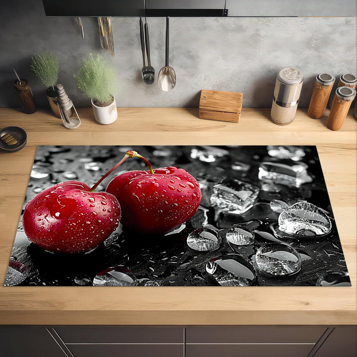 Herdabdeckplatte 91.2x52 cm Einteilig Herdabdeckung Abdeckplatte für Ceranfeld Abdeckung Induktionsk