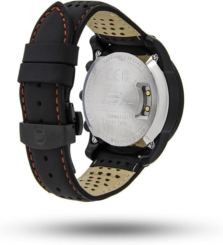 OSKRON Racing Armbanduhr mit Smartwatch Funktionen - Rot, Einheitsgrösse, Rot