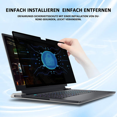 Upgrade Laptop Sichtschutz 13.3 Zoll,Vakuum-Adsorptions-Sichtschutzfilter Kompatibel mit Lenovo/HP/D