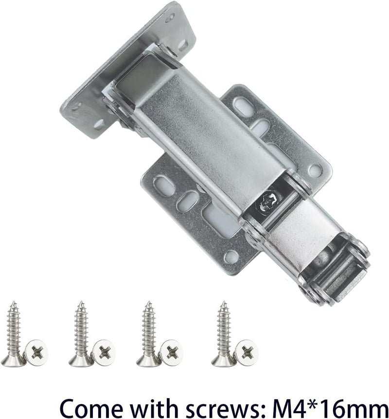Qrity 4 Stück Scharniere 170° Möbelscharnier Soft Close Türscharniere Hydraulische Sanftes Schliesse