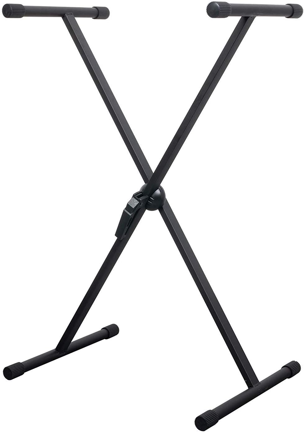 CASCHA X-Frame Keyboard-Ständer mit Hocker - Keyboardbank 3-fach höhenverstellbar & zusammenklappbar