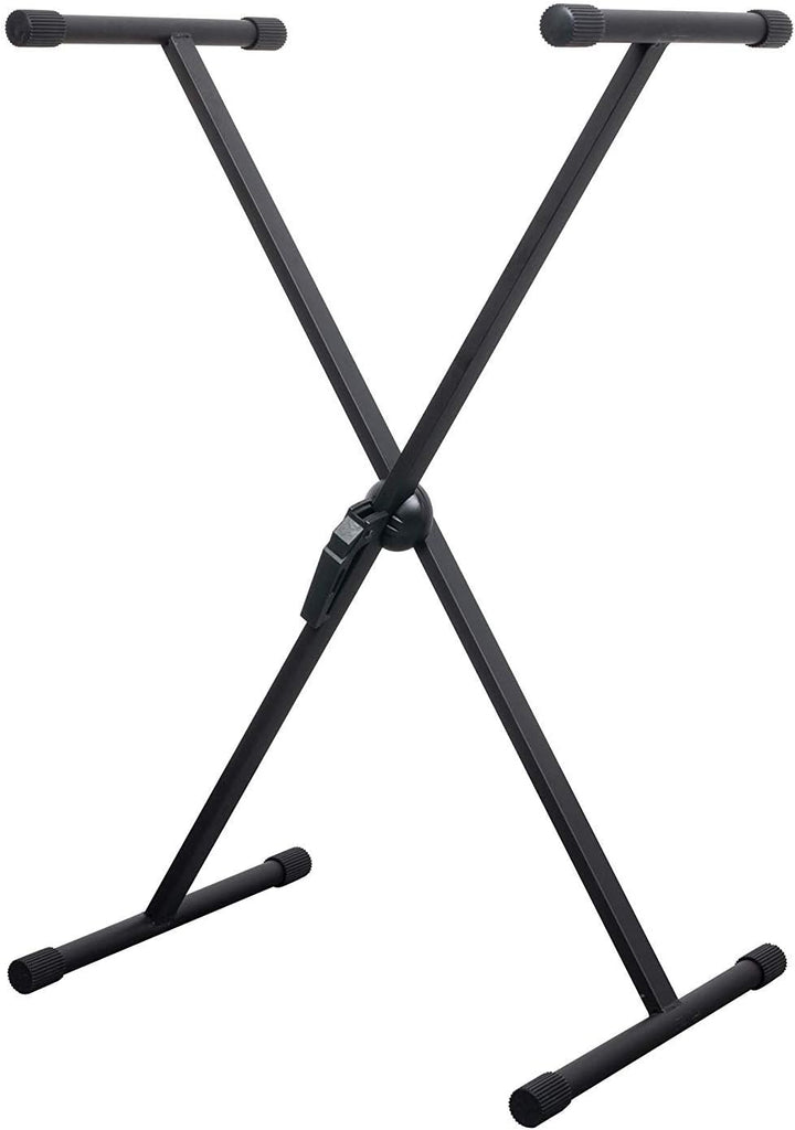 CASCHA X-Frame Keyboard-Ständer mit Hocker - Keyboardbank 3-fach höhenverstellbar & zusammenklappbar