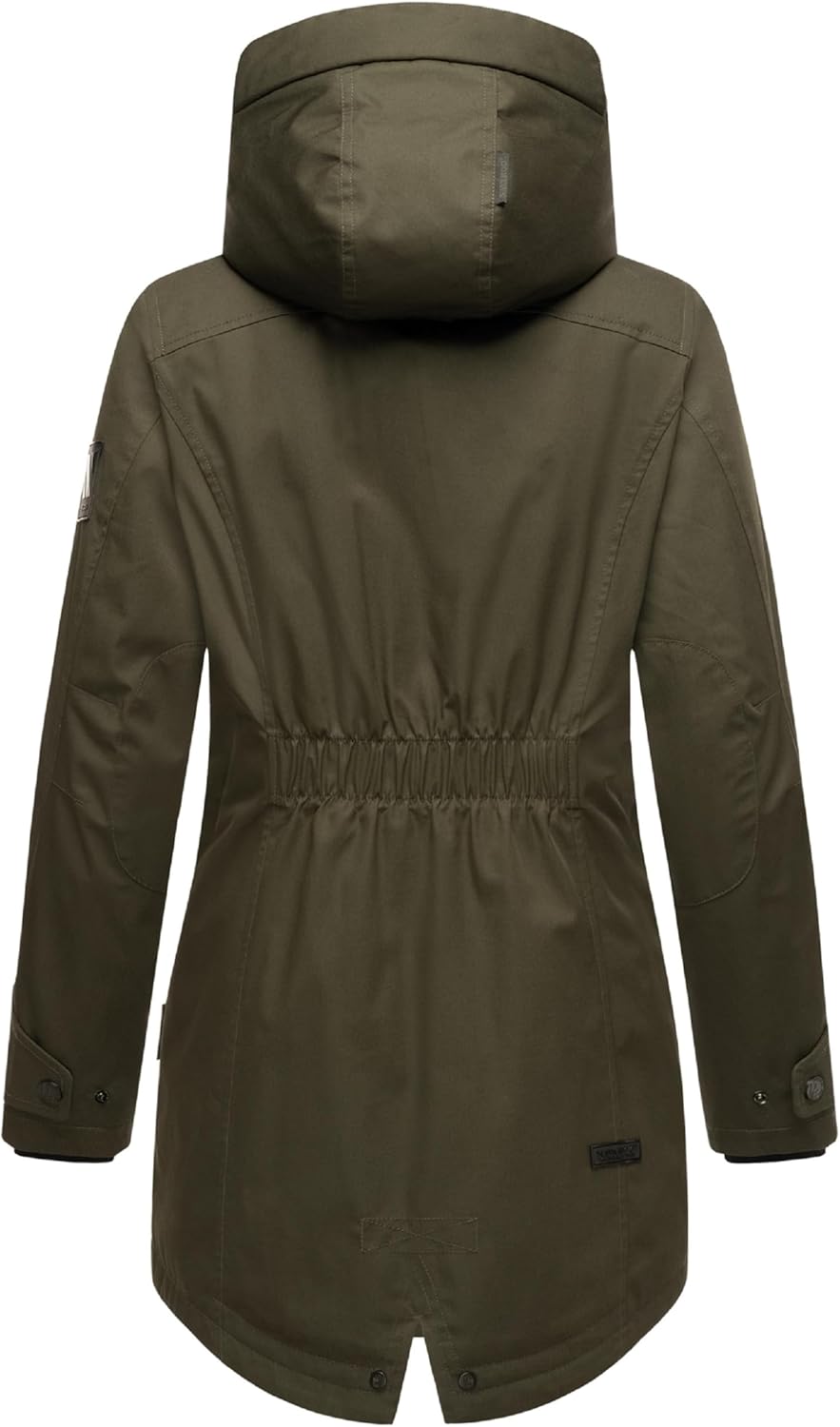 Navahoo Damen Übergangsjacke warmer Kurzmantel Regenjacke wasserdicht mit Kapuze Brinjaa XS-XXL XS D