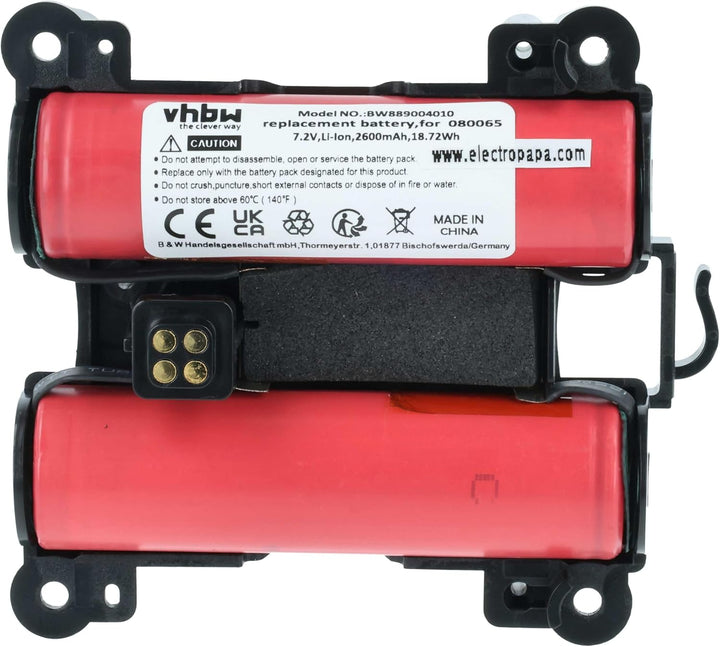 vhbw Akku kompatibel mit Bose 071478 Lautsprecher Boxen Speaker (2600mAh, 7,4V, Li-Ion)