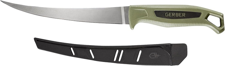 Gerber Filetiermesser mit Messerscheide, Ceviche Fillet 7.0, Mit SaltRx Technologie, Klingenlänge: 1