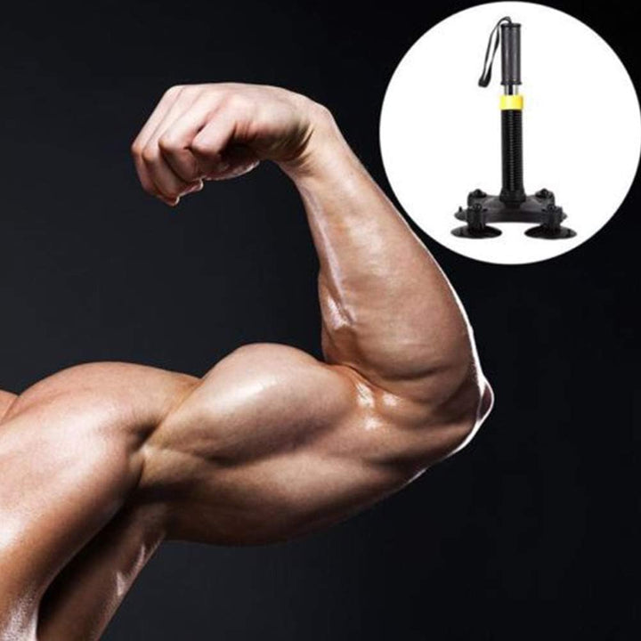 Handgelenk und Krafttrainer, Handgreifer Set mit Power Steel Arm, Federstruktur, Widerstand, Sportbe
