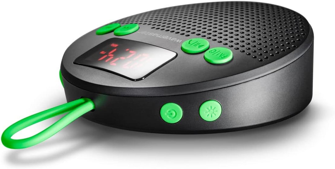 Wavemaster MOBI-3 - Tragbarer Bluetooth-Lautsprecher für Unterwegs (360° Klangfeld) mit Radio, Wecke
