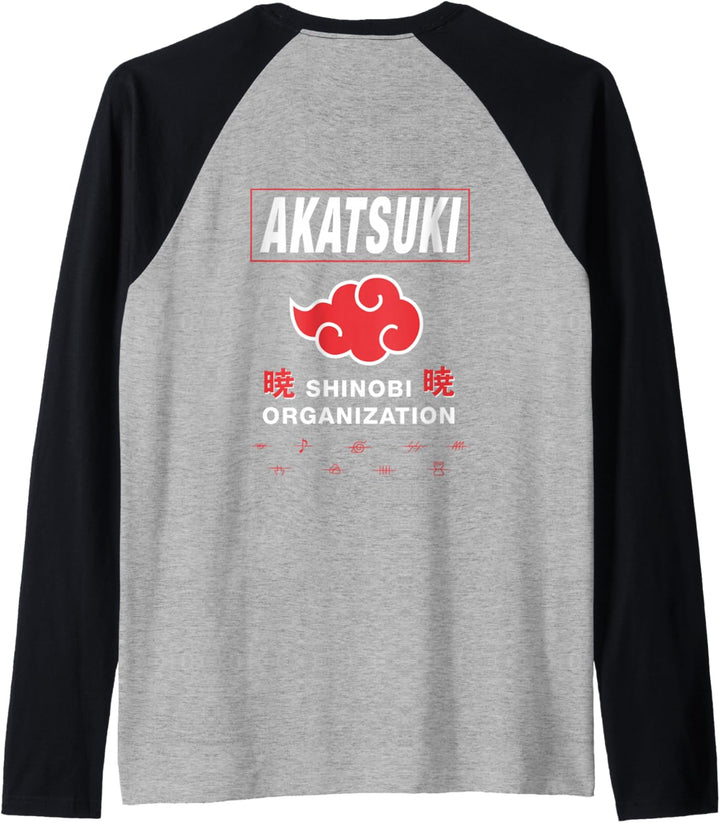 Naruto Shippuden Akatsuki Shinobi Organisation Raglan