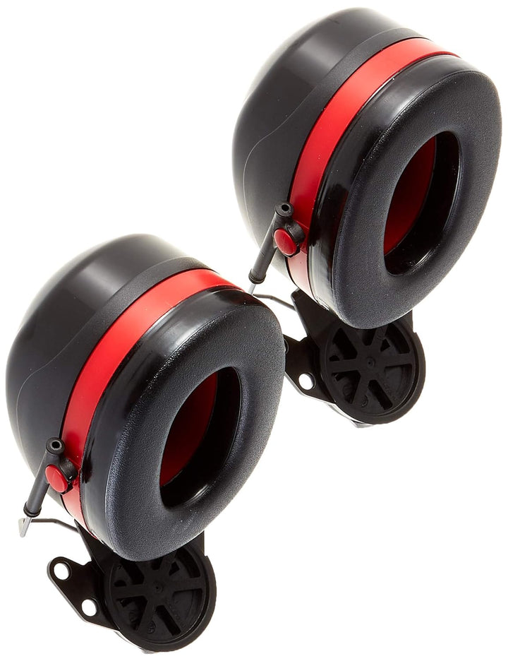 3M Peltor Optime III Kapselgehörschützer, 34 dB, schwarz/rot, Helmbefestigung & Schutzhelm G3000, G3