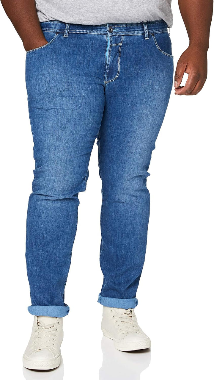 Eurex by Brax Herren Style PEP S Tapered Fit Jeans, blau, W34/L32 (Herstellergrösse: 50)